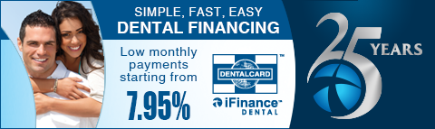 Dental card logo with information on dental insurance