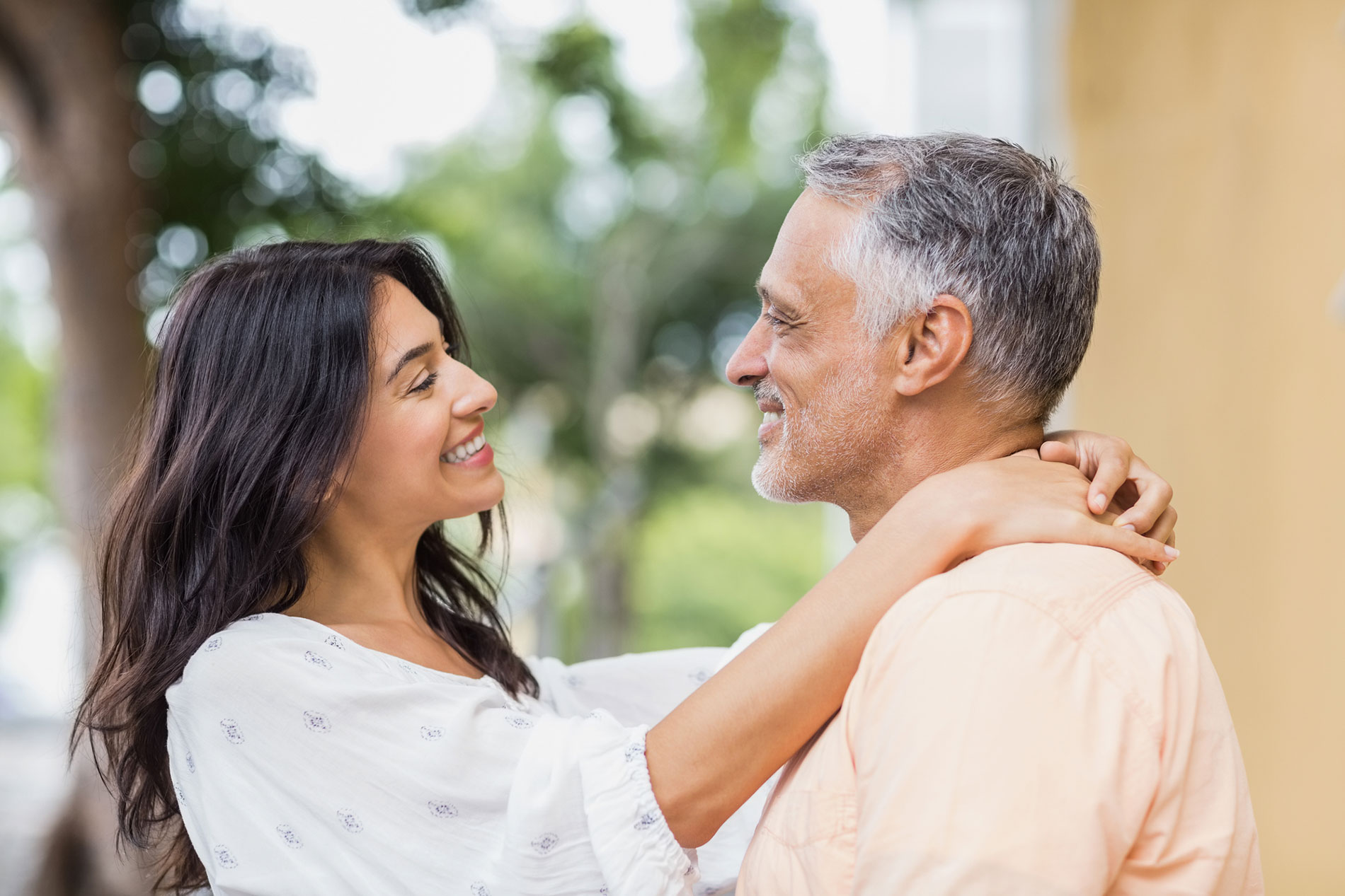 A couples smiles restored by Battlefords Denture Care